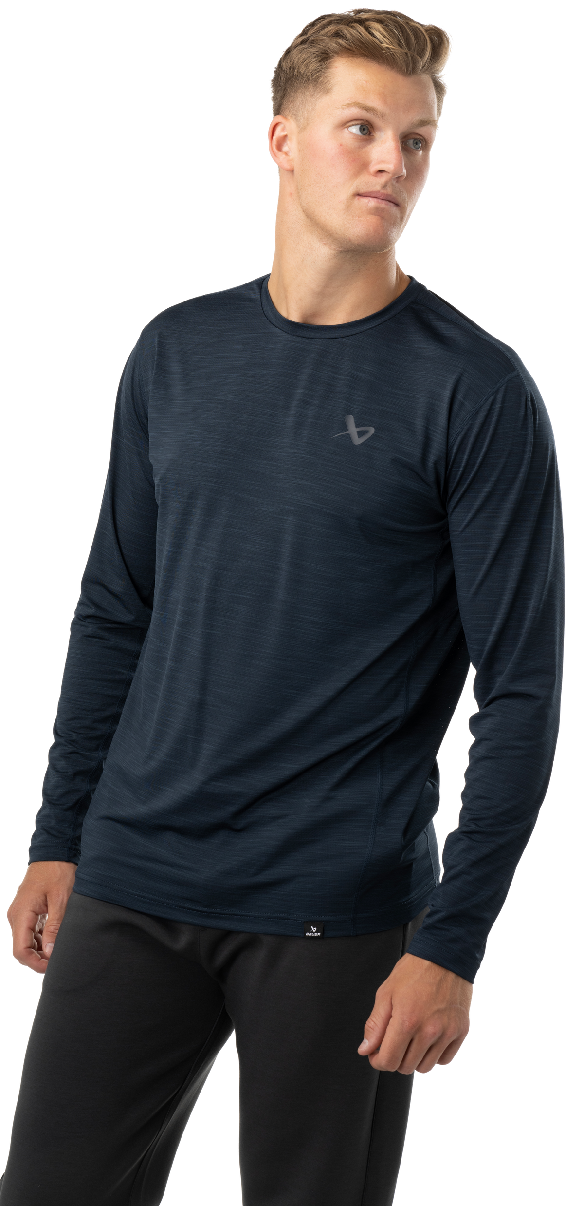 Bauer Fleece Long Sleeve Tech Tee Adult