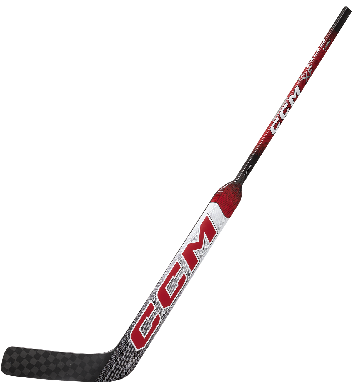 CCM XF Intermediate Goalie Stick (White/Red)