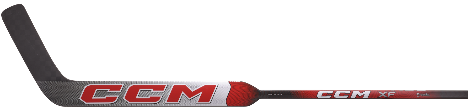 CCM XF Intermediate Goalie Stick (White/Red)