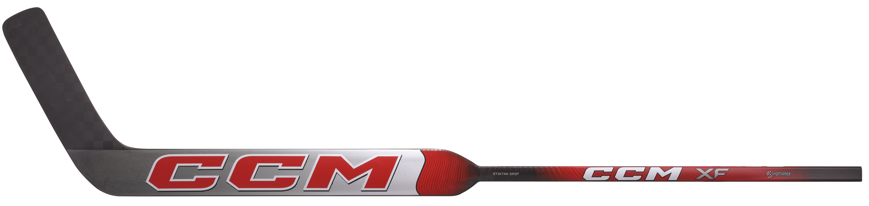 CCM XF Intermediate Goalie Stick (White/Red)