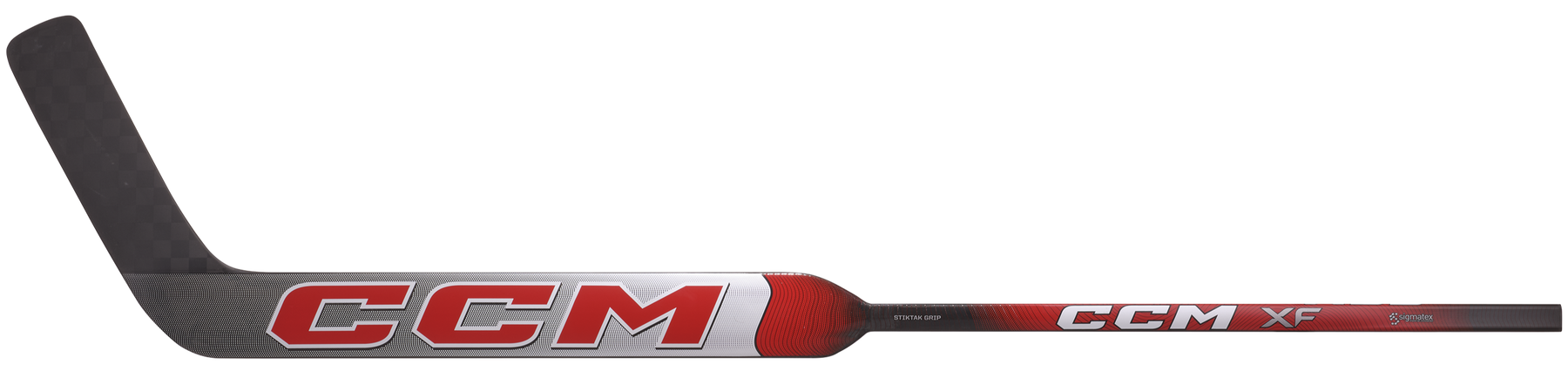 CCM XF Senior Goalie Stick (White/Red)