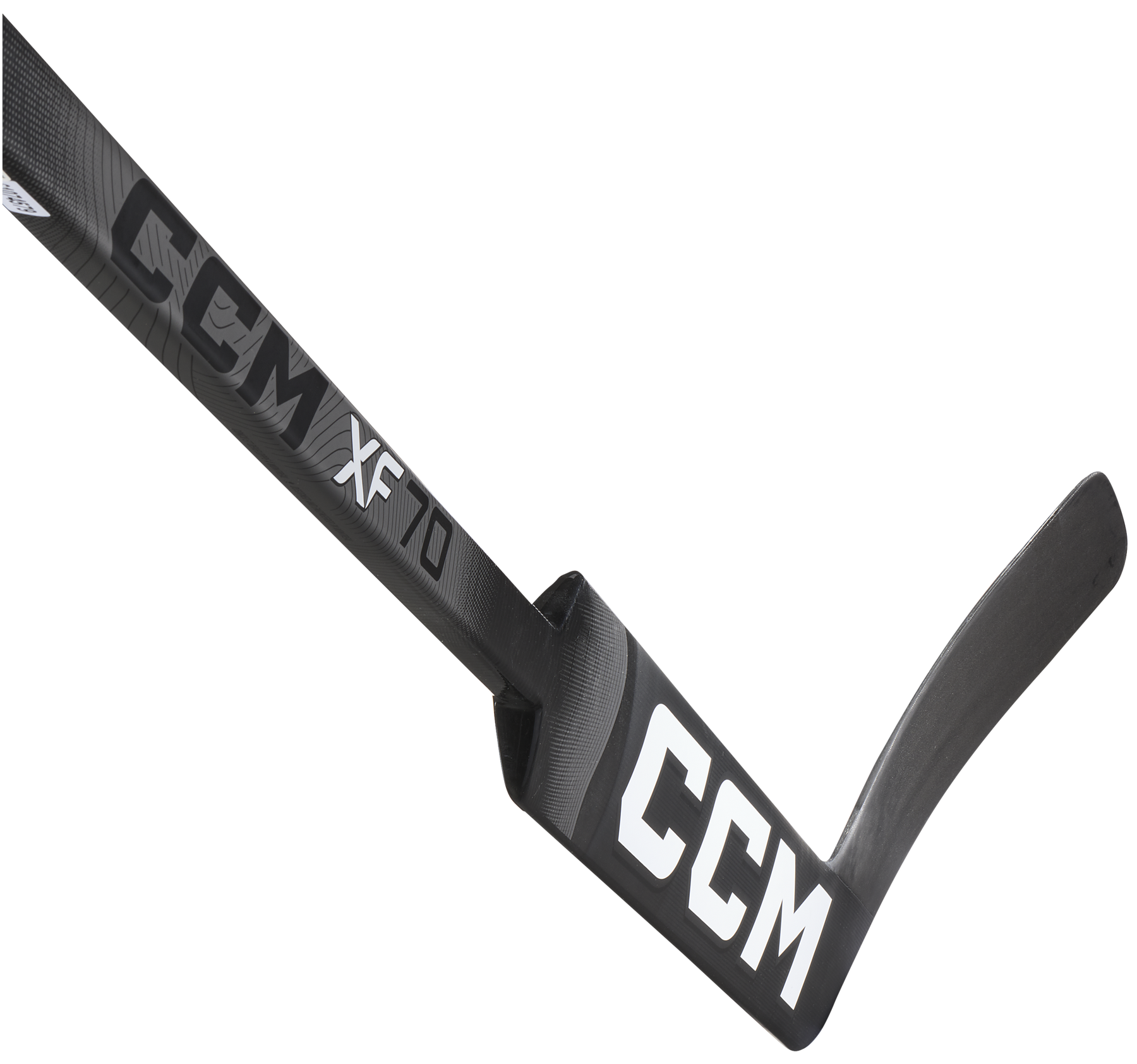 CCM XF70 Junior Goalie Stick (Black/Ice Grey)