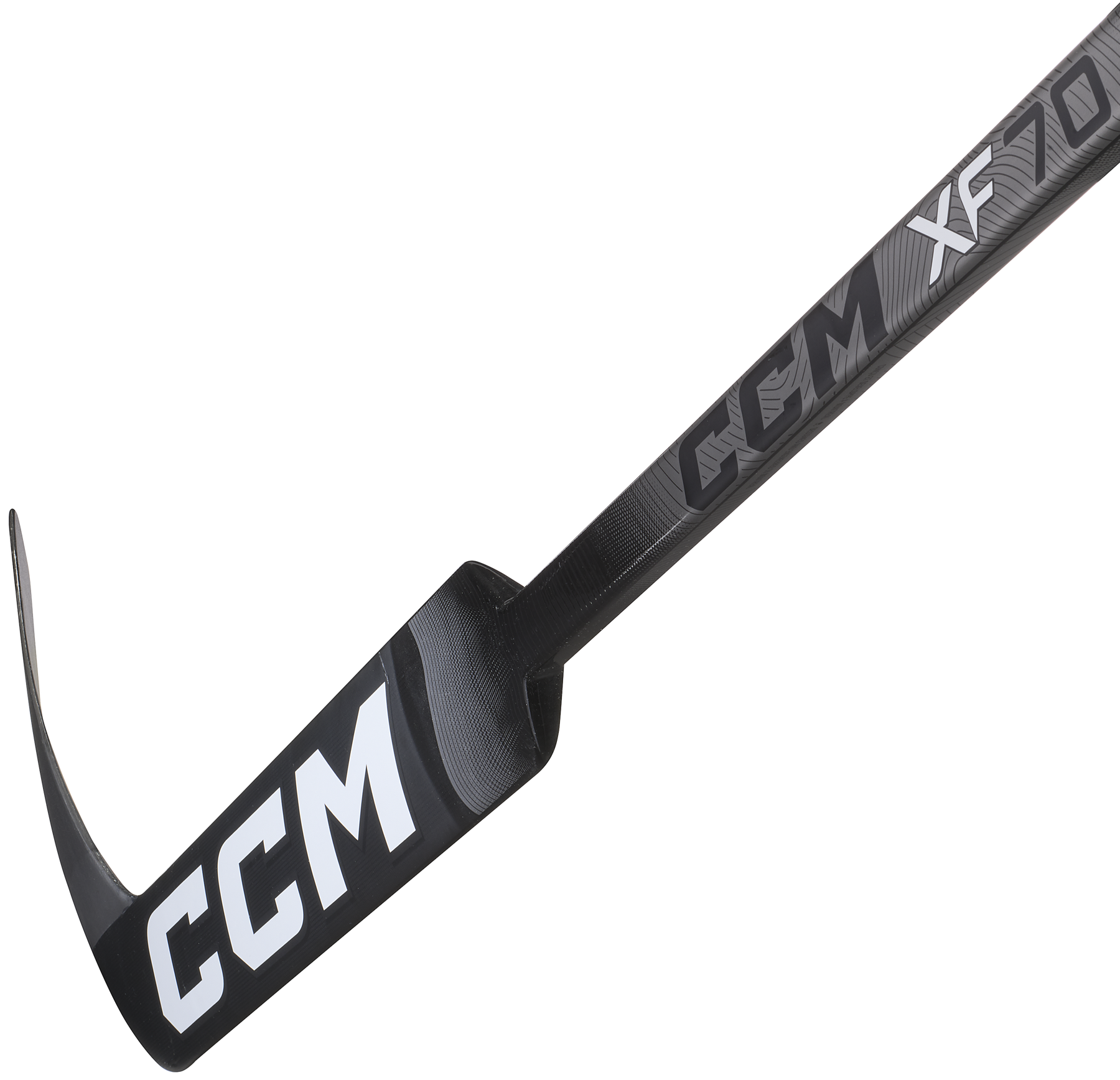 CCM XF70 Intermediate Goalie Stick (Black/Ice Grey)