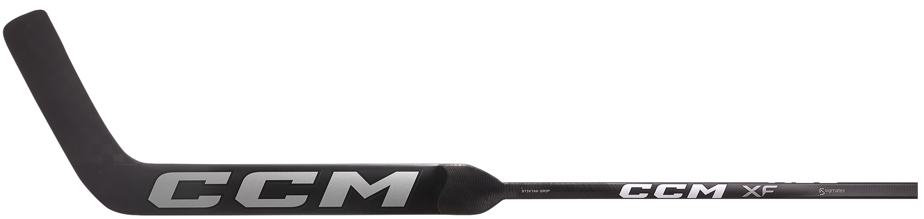 CCM XF Intermediate Goalie Stick (Black/Ice Grey)