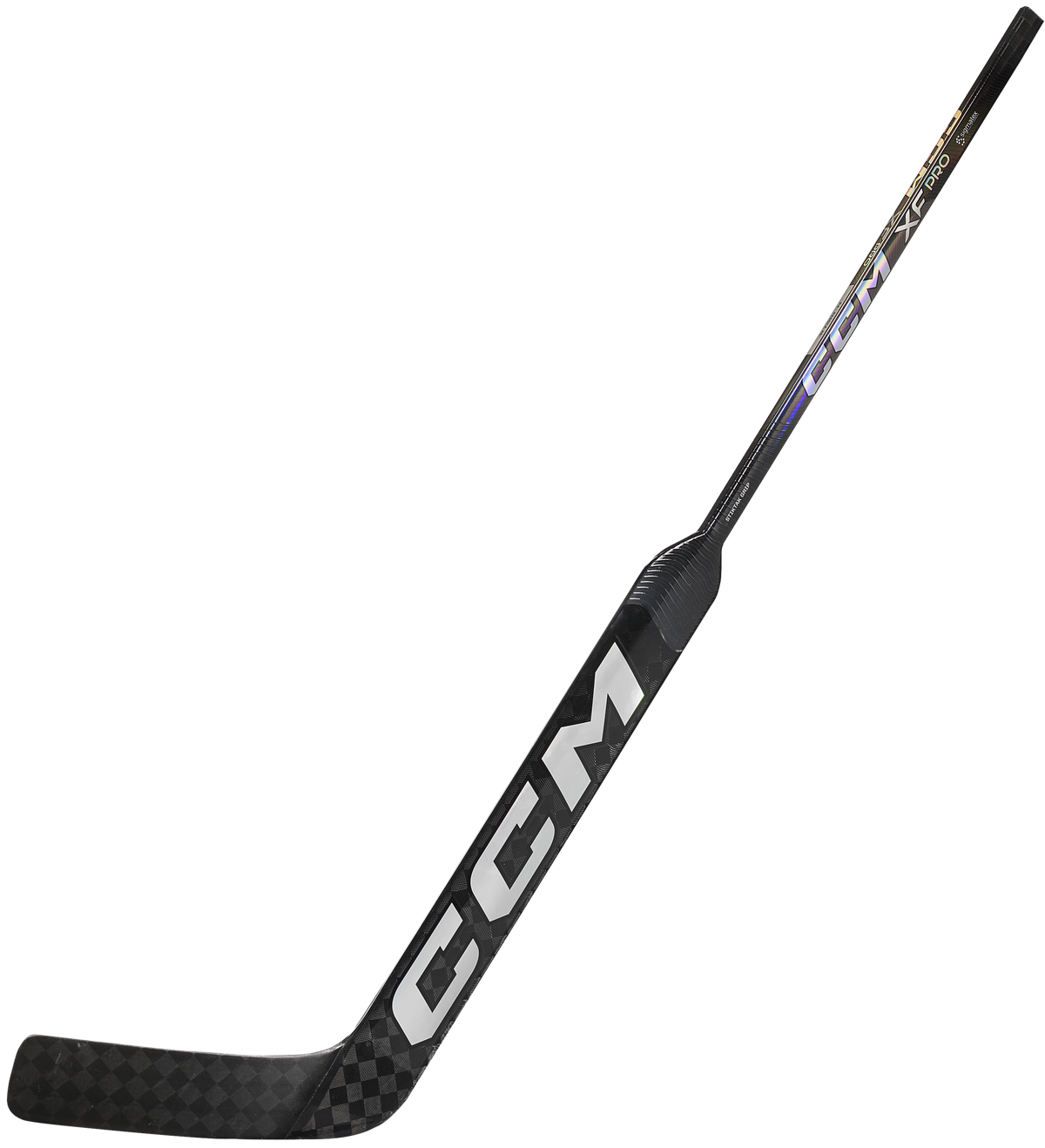 CCM XF Pro Senior Goalie Stick (Black/Ice Grey)