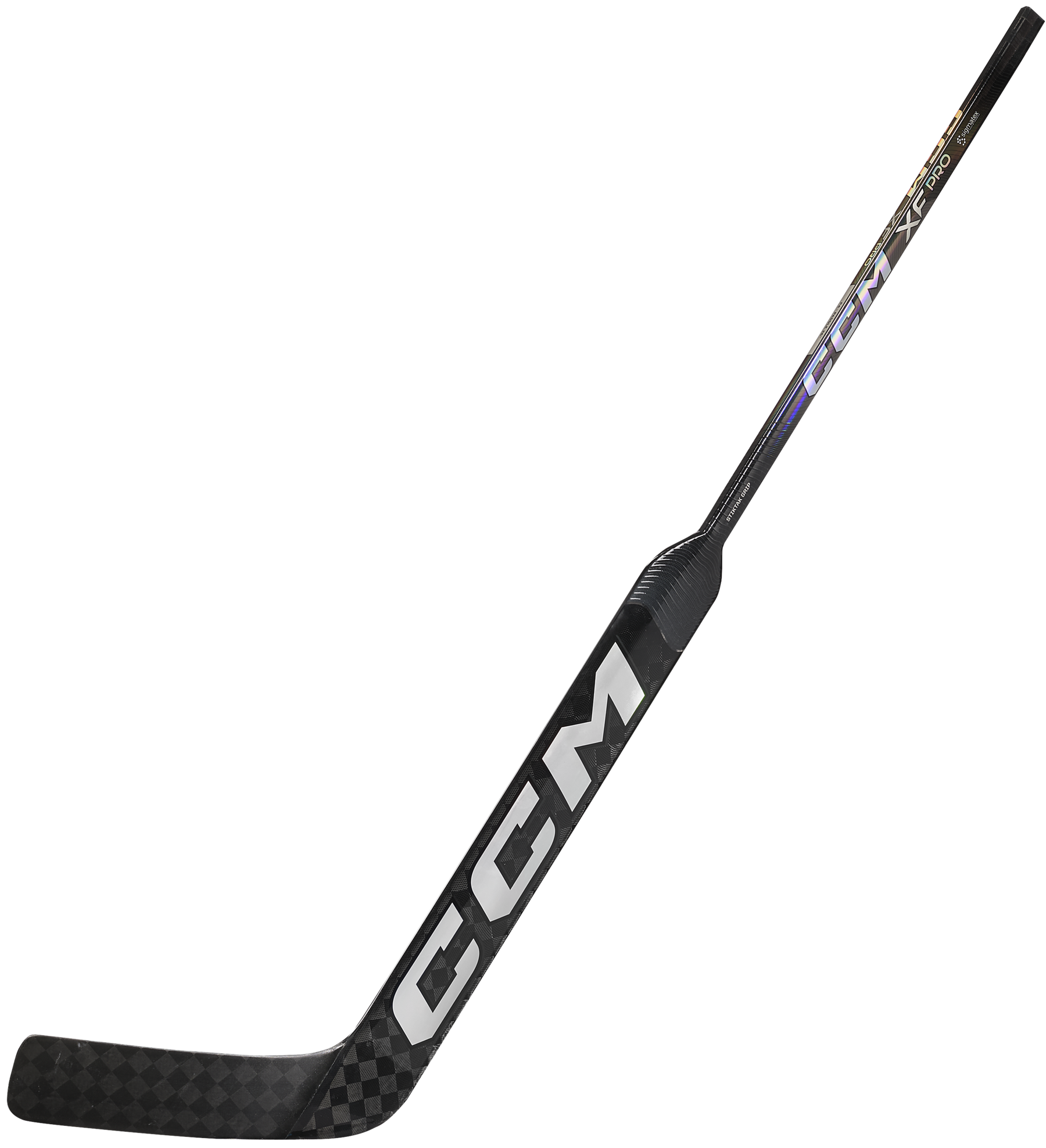 CCM XF Pro Senior Goalie Stick (Black/Ice Grey)