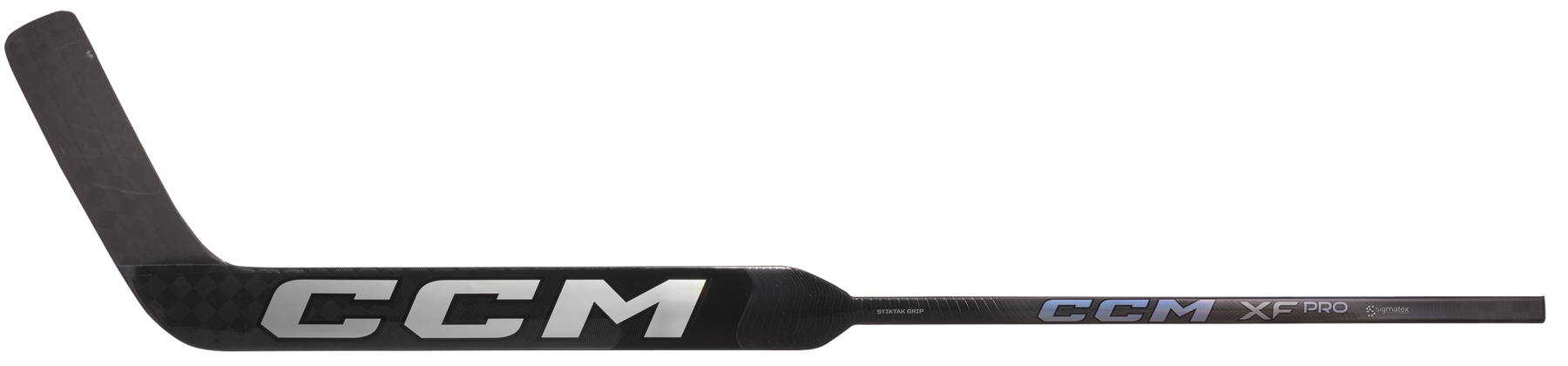 CCM XF Pro Senior Goalie Stick (Black/Ice Grey)