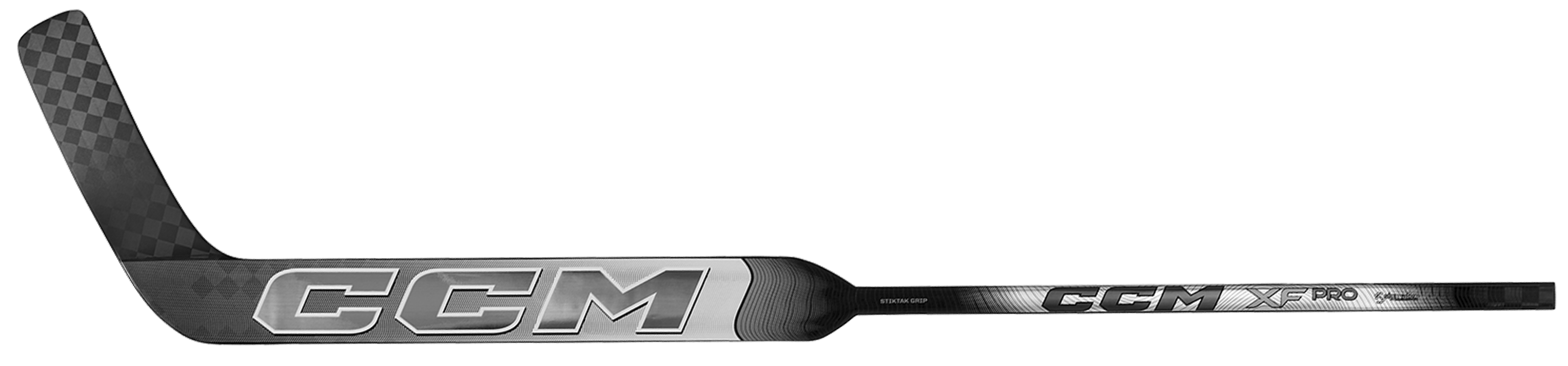 CCM XF Pro Intermediate Goalie Stick (White/Ice Grey)