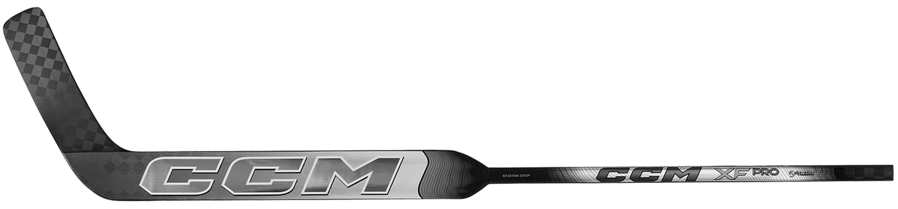 CCM XF Pro Senior Goalie Stick (White/Ice Grey)