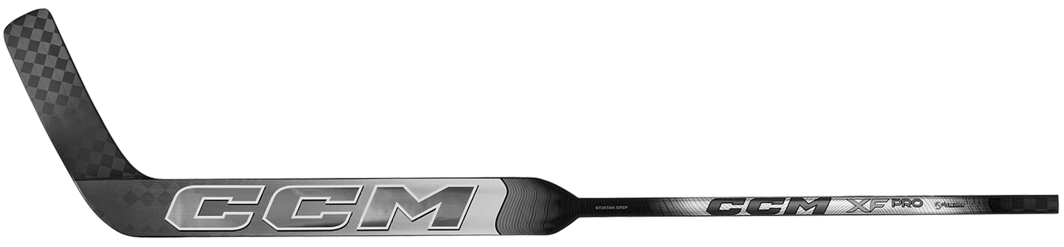 CCM XF Pro Senior Goalie Stick (White/Ice Grey)