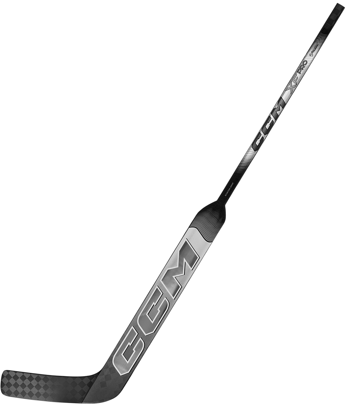 CCM XF Pro Intermediate Goalie Stick (White/Ice Grey)