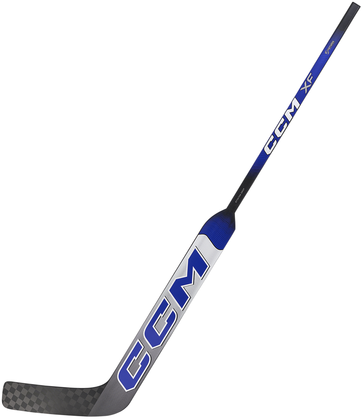 CCM XF Senior Goalie Stick (White/Royal)