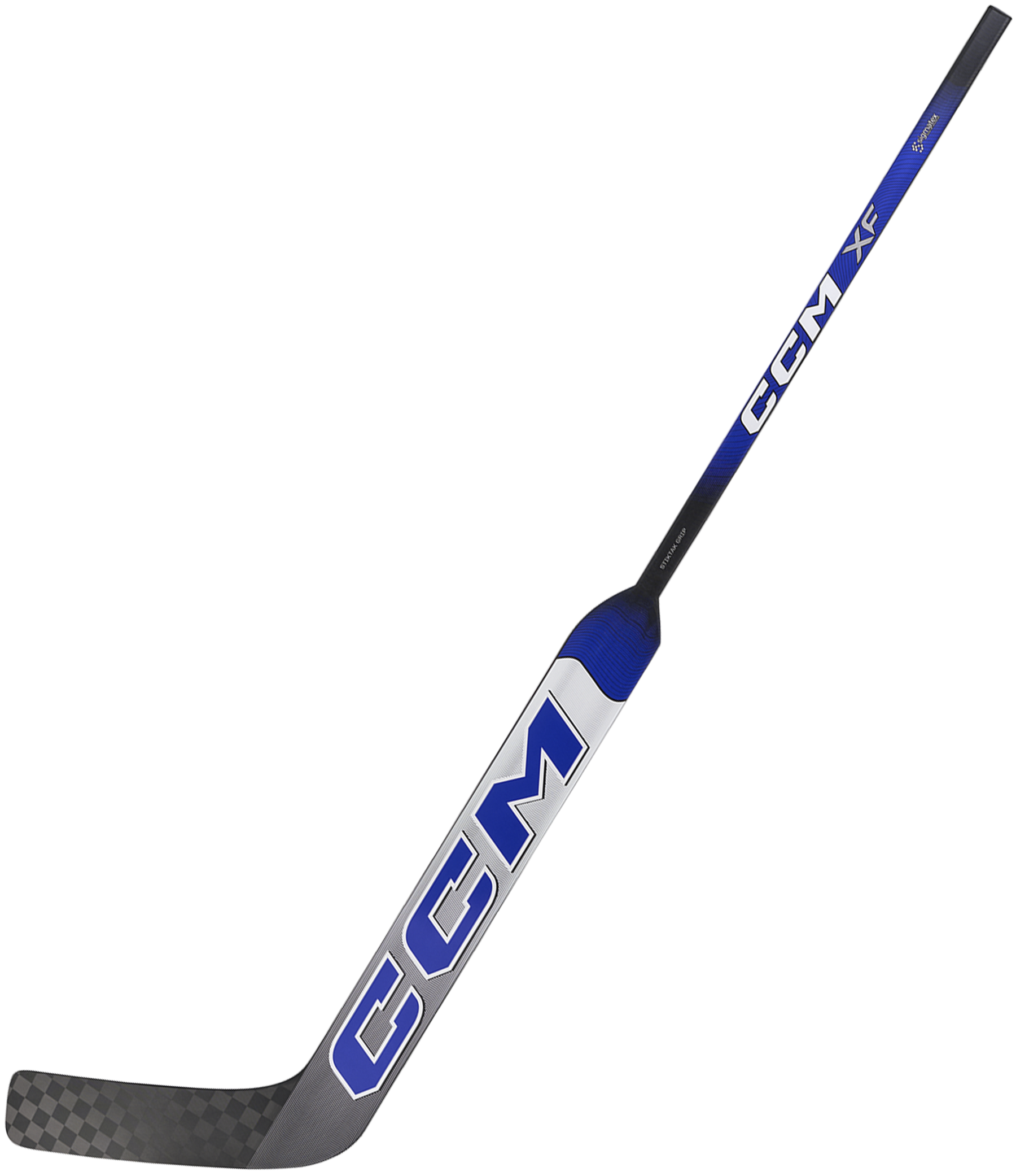 CCM XF Senior Goalie Stick (White/Royal)