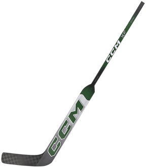 CCM XF Senior Goalie Stick (White/Forest Green)