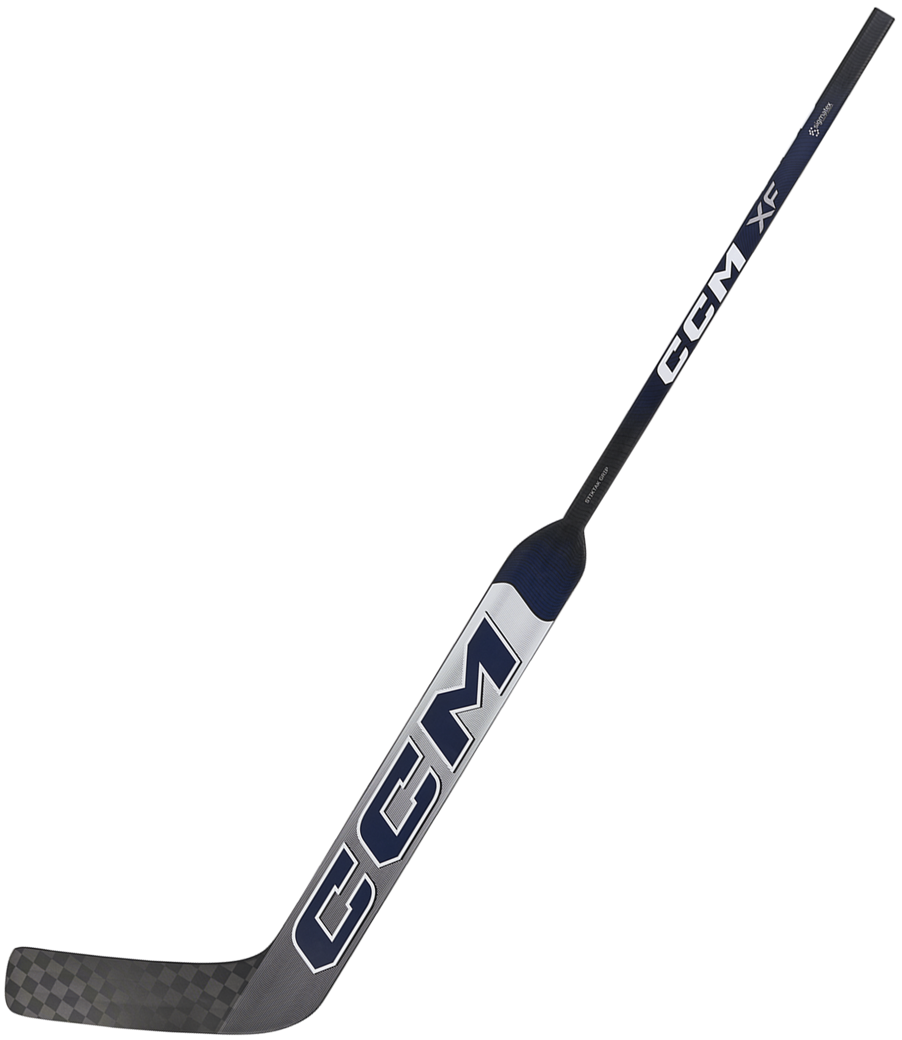 CCM XF Intermediate Goalie Stick (White/Navy)