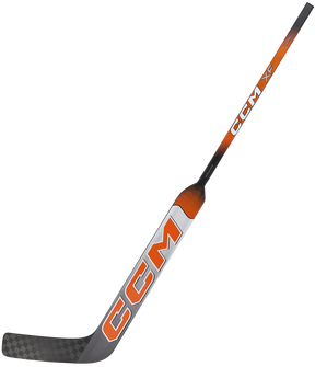 CCM XF Senior Goalie Stick (White/Orange)