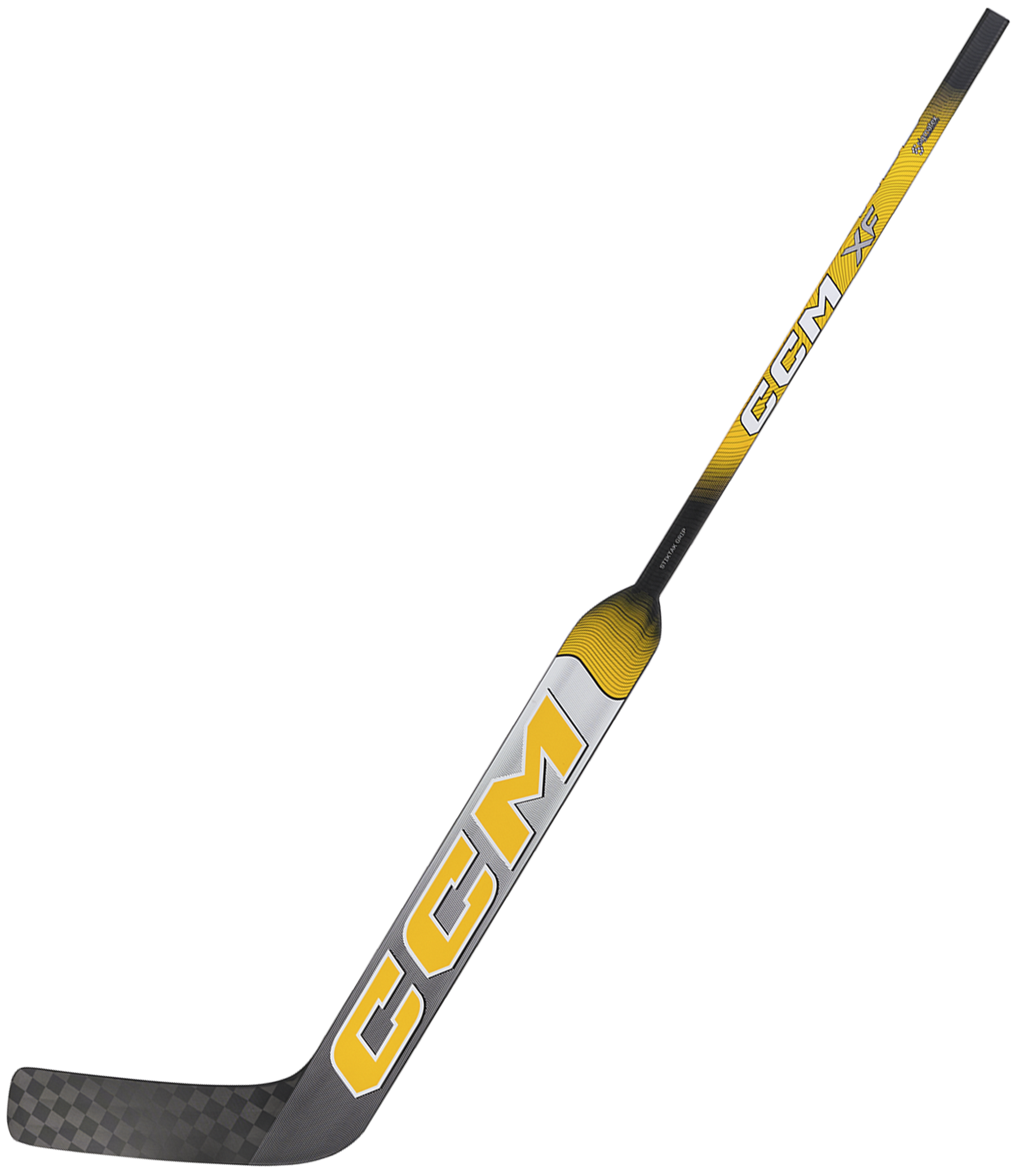 CCM XF Senior Goalie Stick (White/Sports Gold)