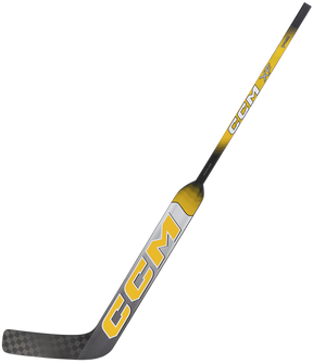 CCM XF Senior Goalie Stick (White/Sports Gold)