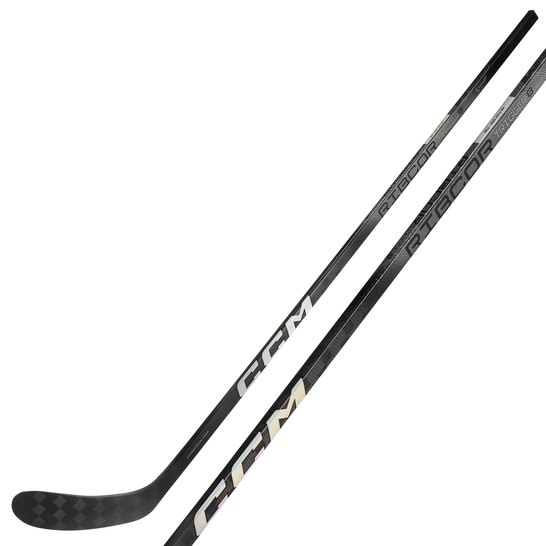 CCM Trigger 8 Pro Chrome Edition Intermediate Hockey Stick