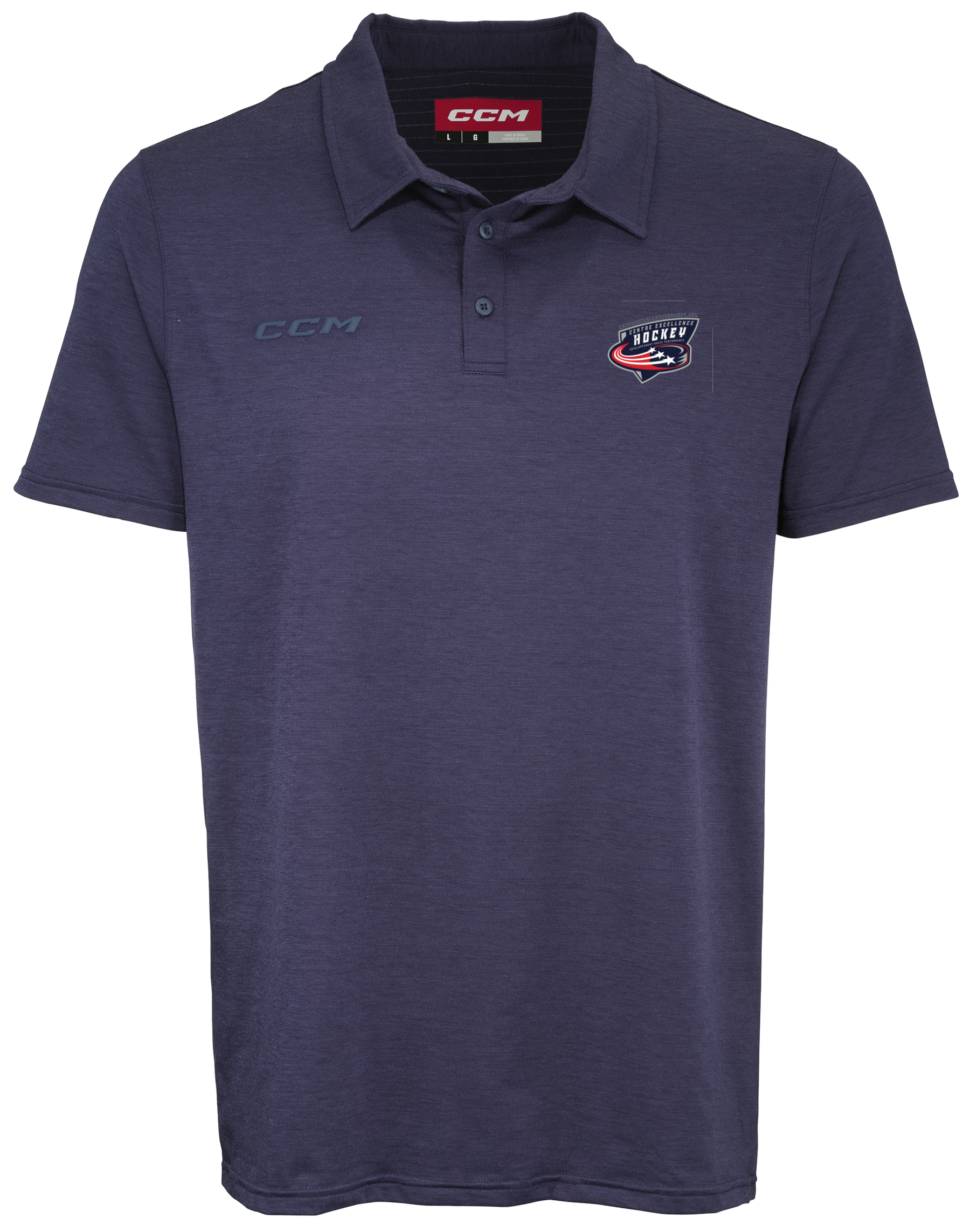 CCM X Centre Excellence Hockey Fitted Polo Adult (2024)