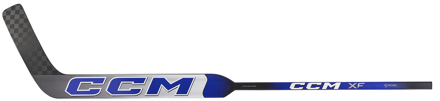 CCM XF Senior Goalie Stick (White/Royal)