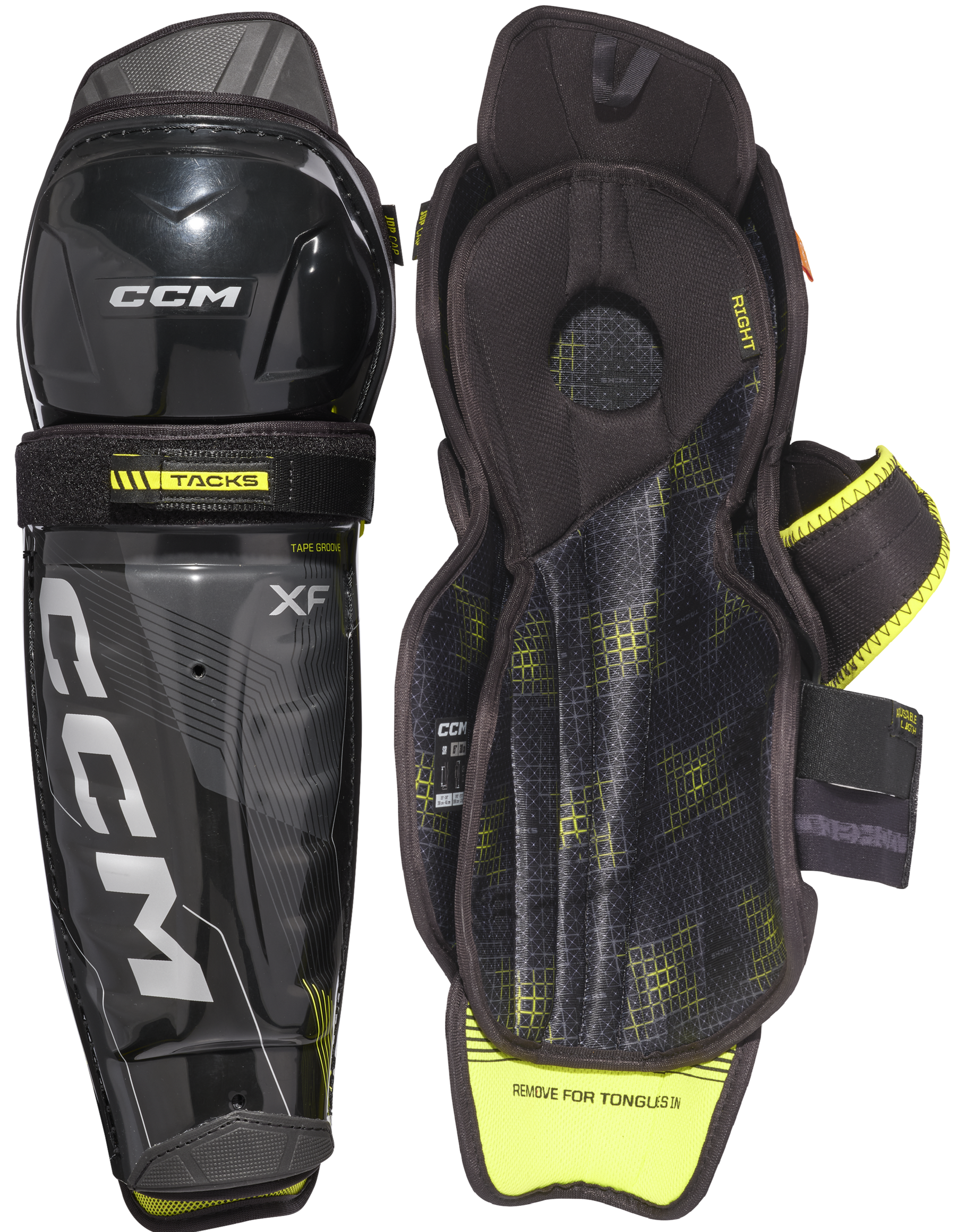 CCM Tacks XF Junior Shin Guards