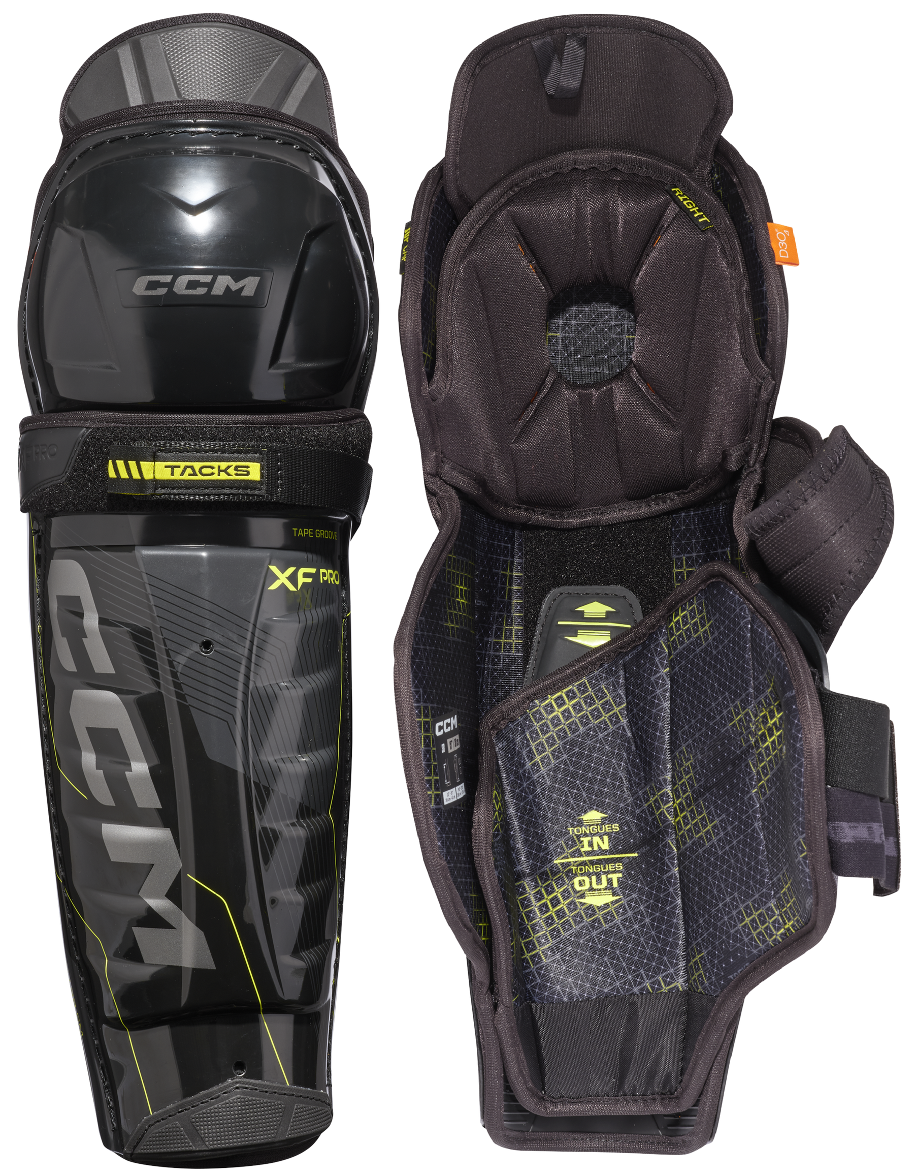 CCM Tacks XF Pro Junior Shin Guards