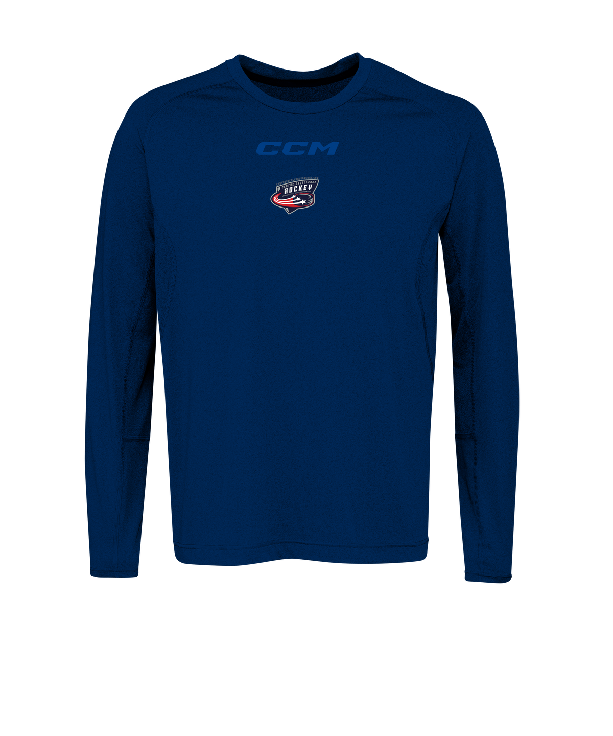 CCM X Centre Excellence Hockey Long Sleeve Premium Training Tee Adult (2024)