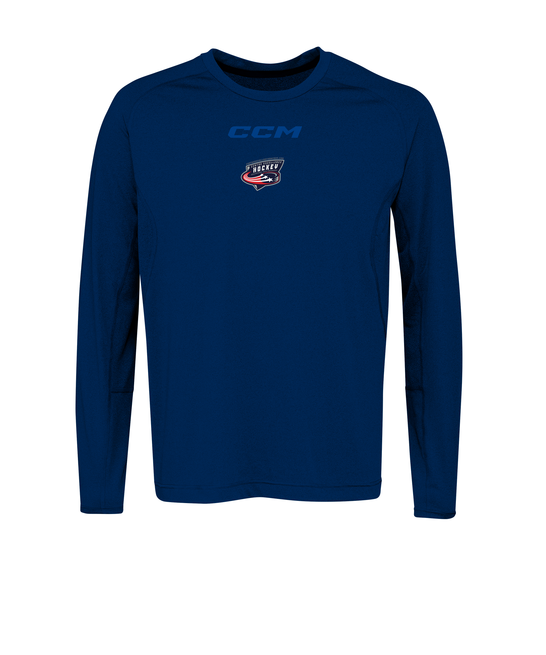 CCM X Centre Excellence Hockey Long Sleeve Premium Training Tee Adult (2024)