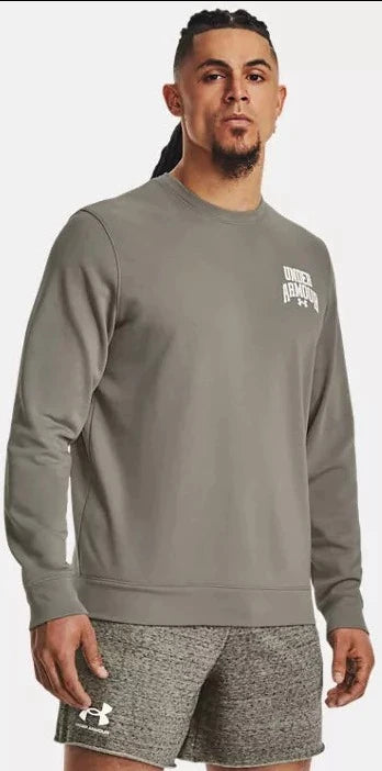 Under Armour Rival Terry Graphic Crew Adult