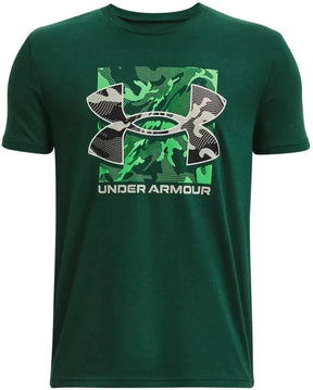 Under Armour Box Logo Camo Short Sleeve Youth