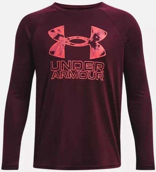 Under Armour Tech Hybrid Print Fill Long Sleeve Youth