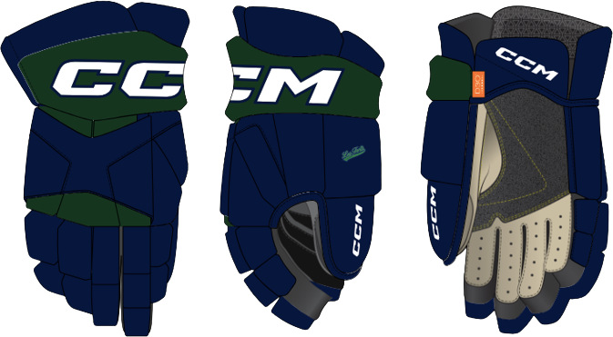 CCM Custom 95C Forts Senior Hockey Gloves (2023)
