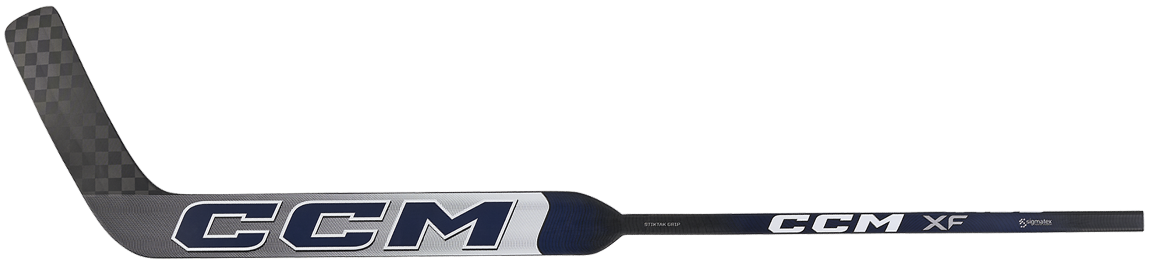 CCM XF Intermediate Goalie Stick (White/Navy)