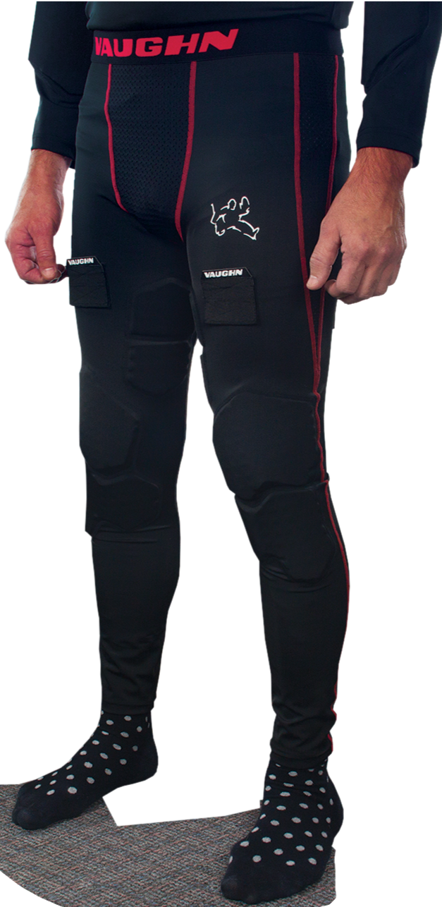 Vaughn V10 Pro Goalie Padded Compression Pant Senior