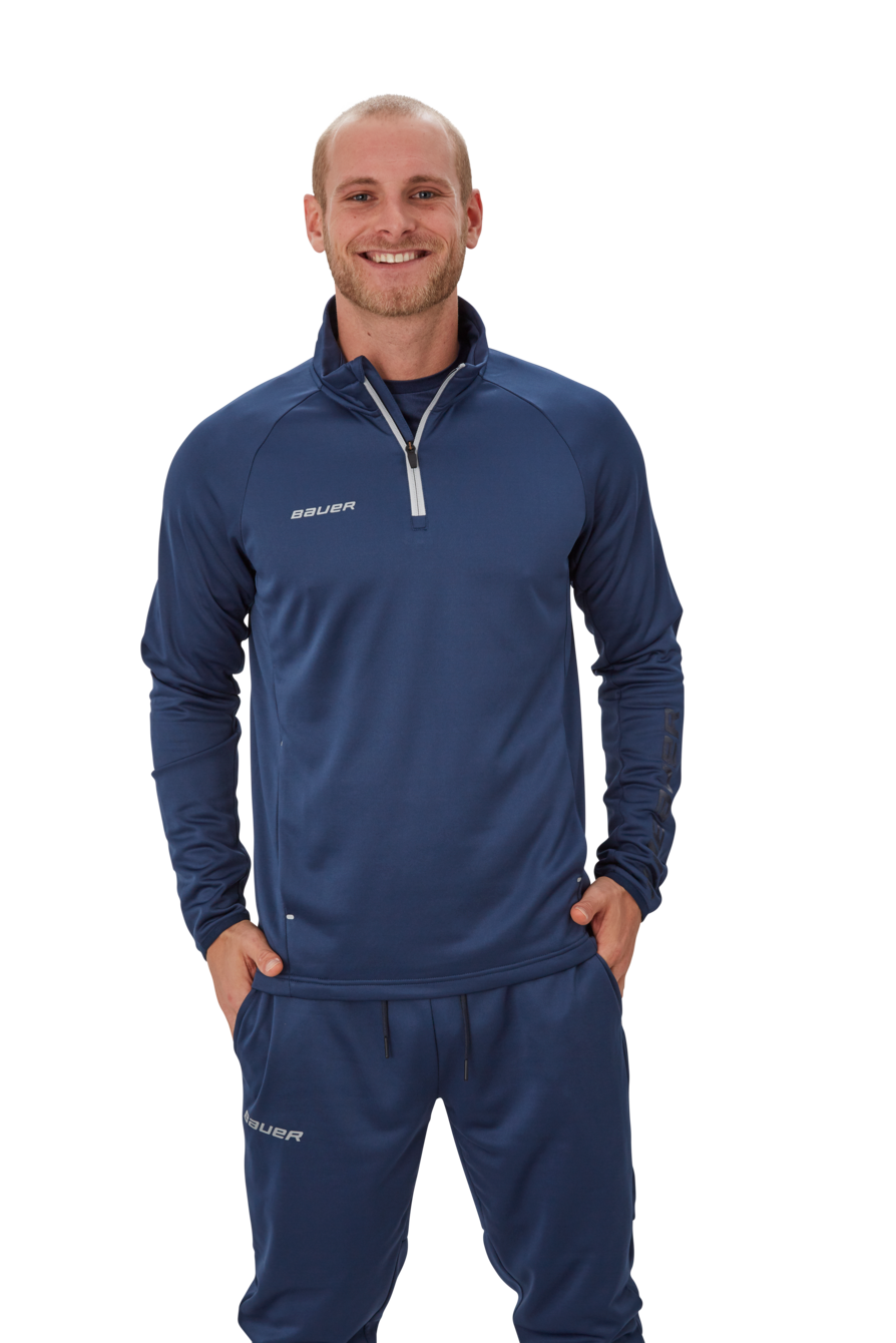 Bauer Vapor Fleece 1/4 Zip Top Senior