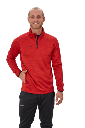 Bauer Vapor Fleece 1/4 Zip Top Senior