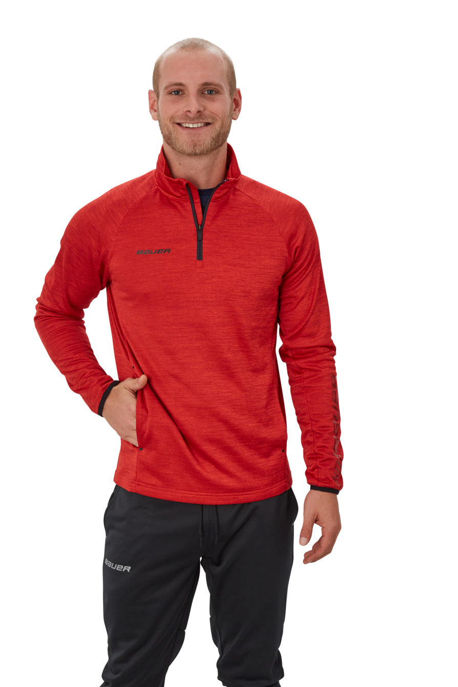 Bauer Vapor Fleece 1/4 Zip Top Senior