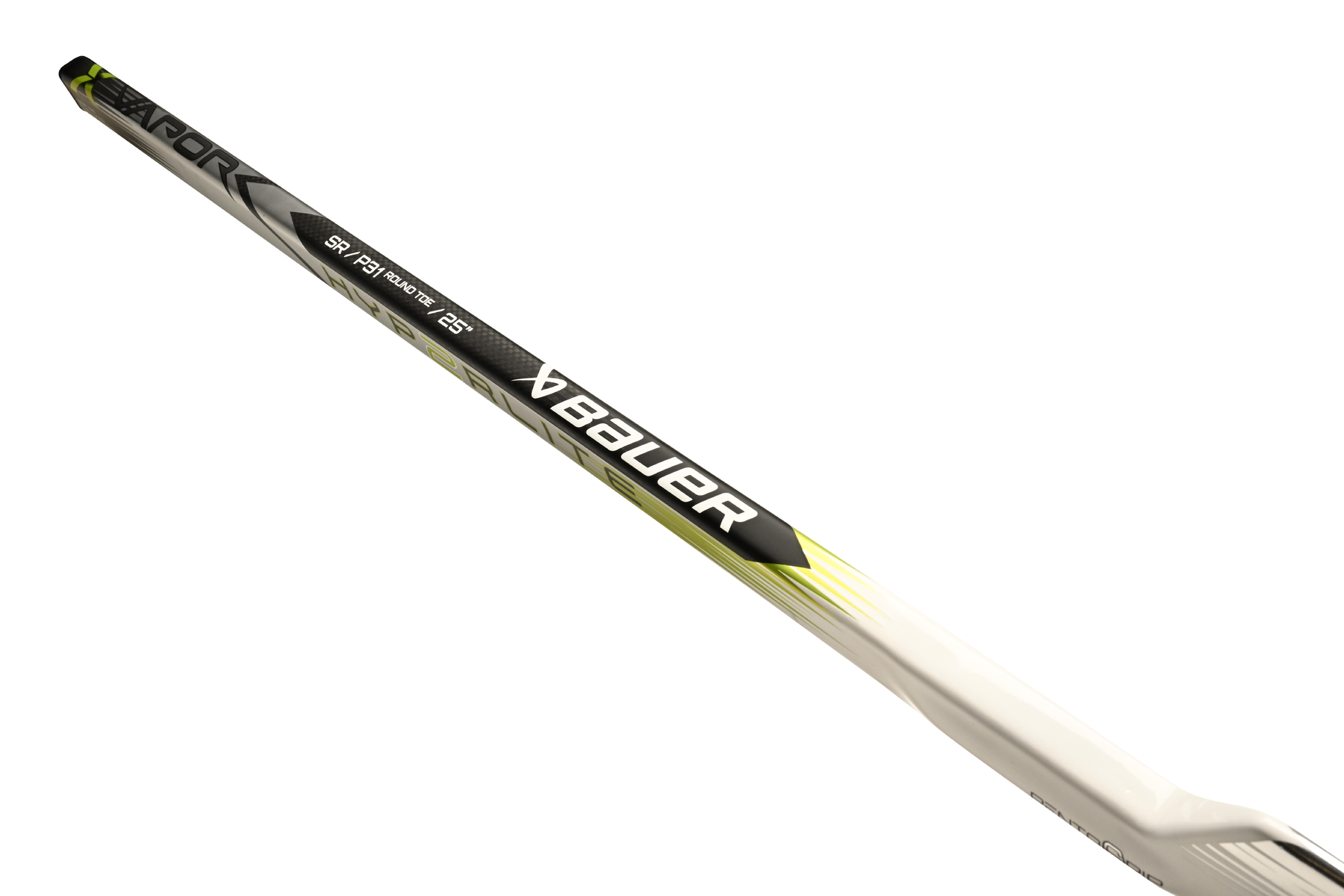 Bauer Vapor Hyperlite2 Bâton de Gardien Intermédiaire (Argent/Black)