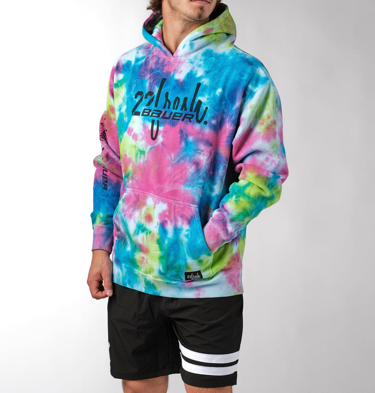 Bauer x 22fresh Tie Dye Hoodie Senior