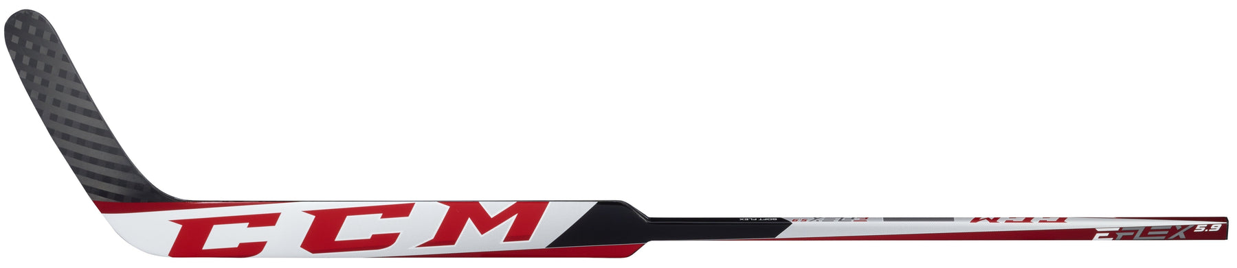 CCM EFLEX 5.9 Bâton Gardien JUNIOR (BLANC/ROUGE)