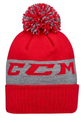 CCM tuque d'équipe à pompon en molleton adulte