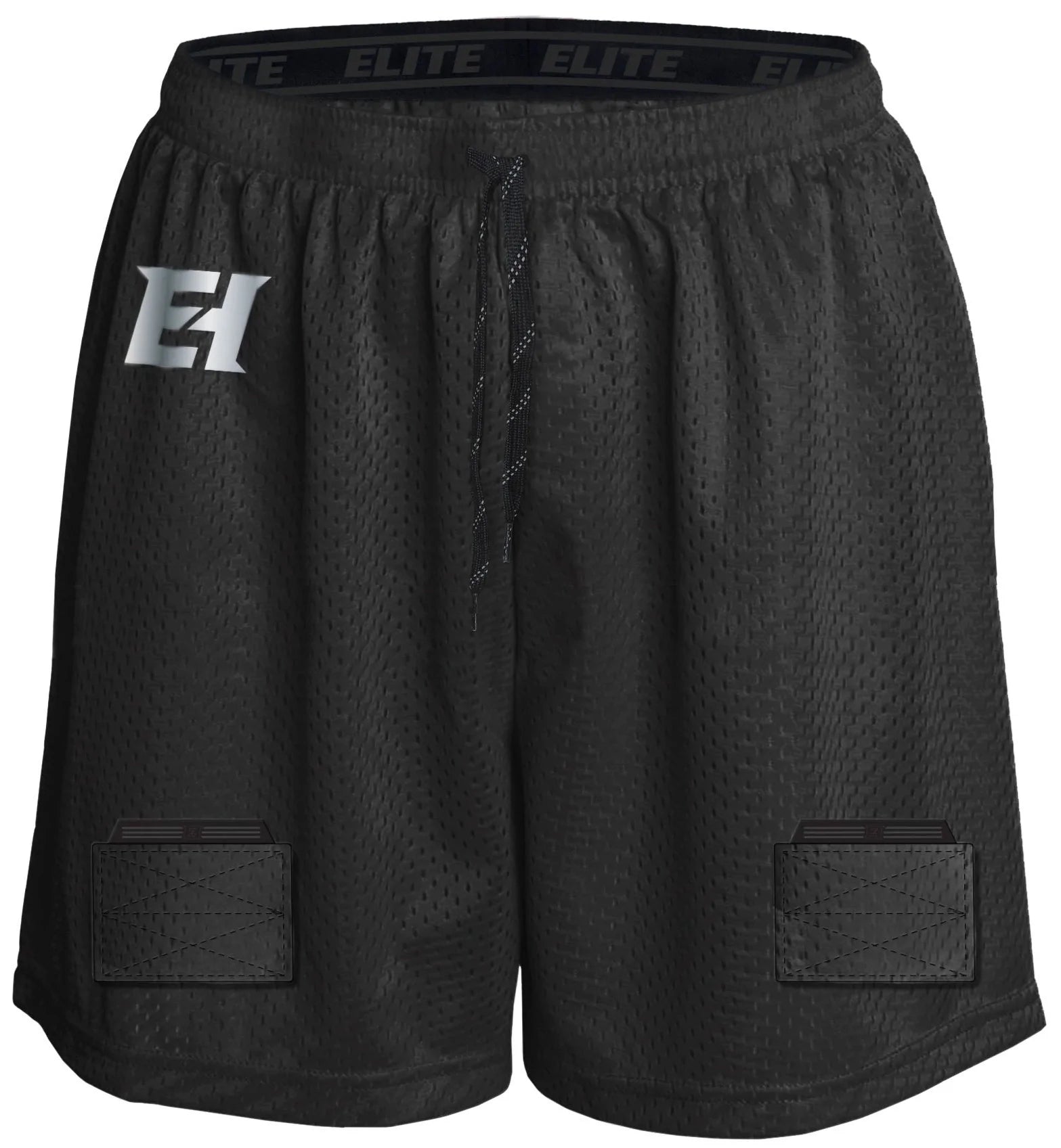 Elite Hockey short à maille avec coquille pour homme