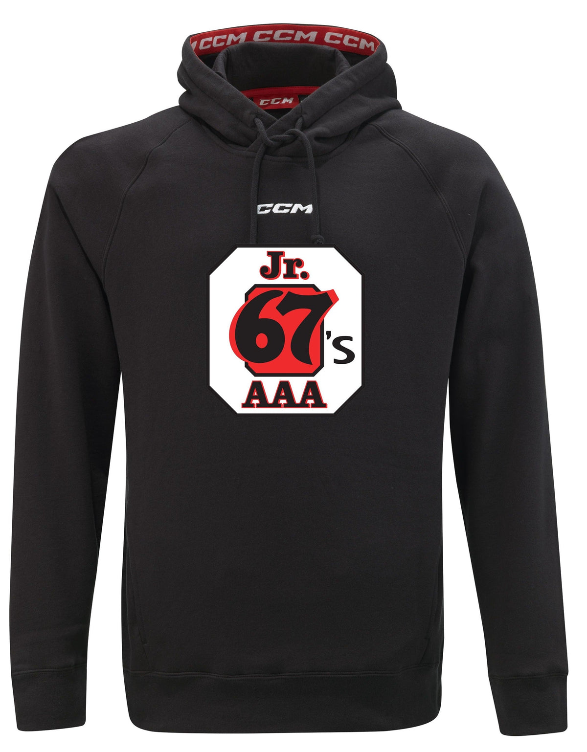 CCM X Ottawa 67's Team Fleece Pullover Hoodie Adult