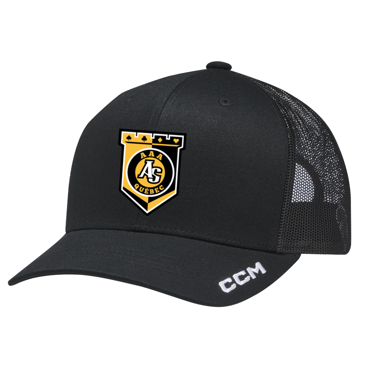 CCM X AS DE QUÉBEC AAA Team Meshback Trucker Cap Adult