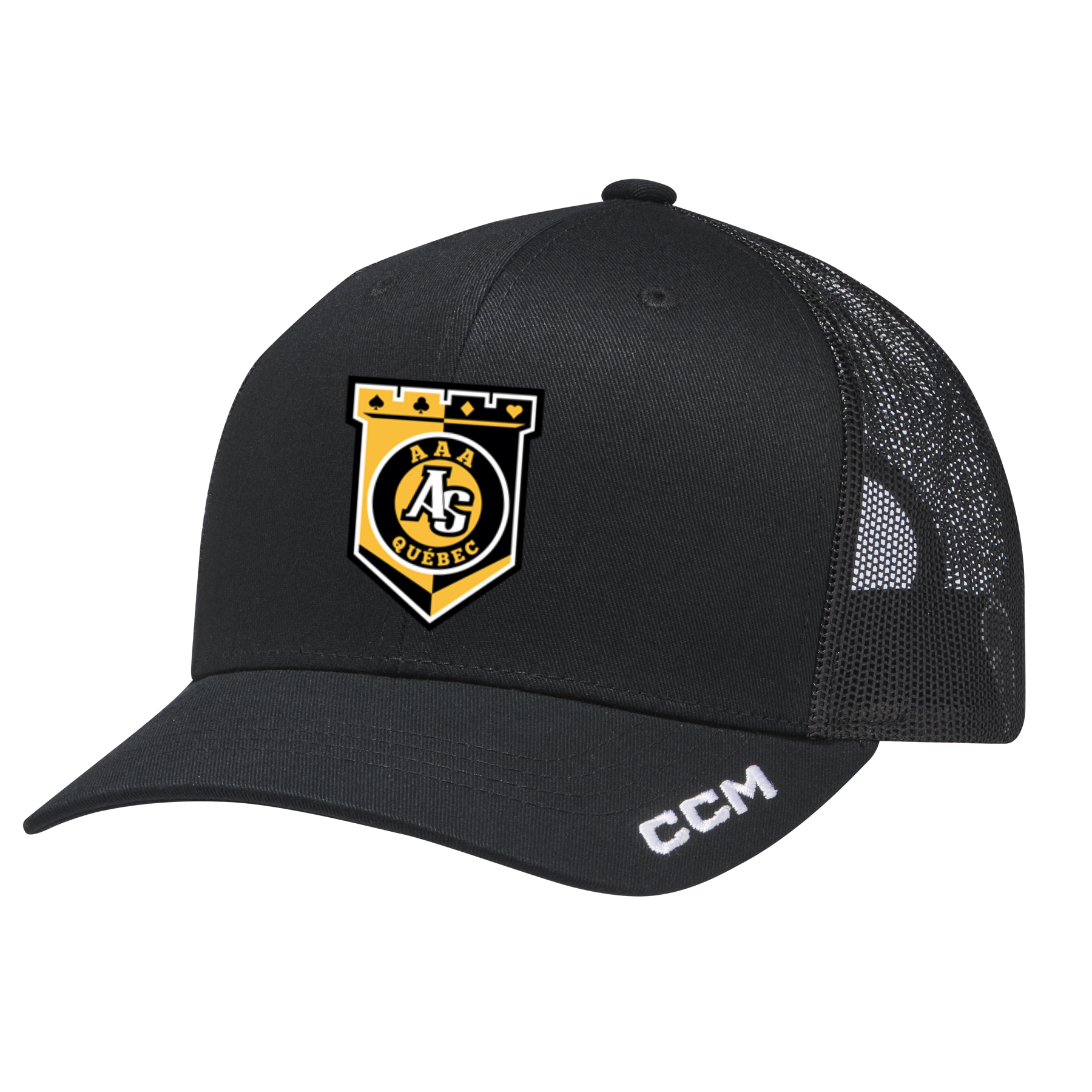 CCM X AS DE QUÉBEC AAA Team Meshback Trucker Cap Adult