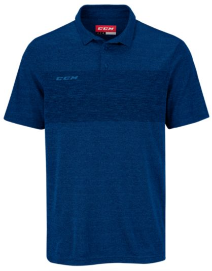 CCM polo de couleur chinée adulte