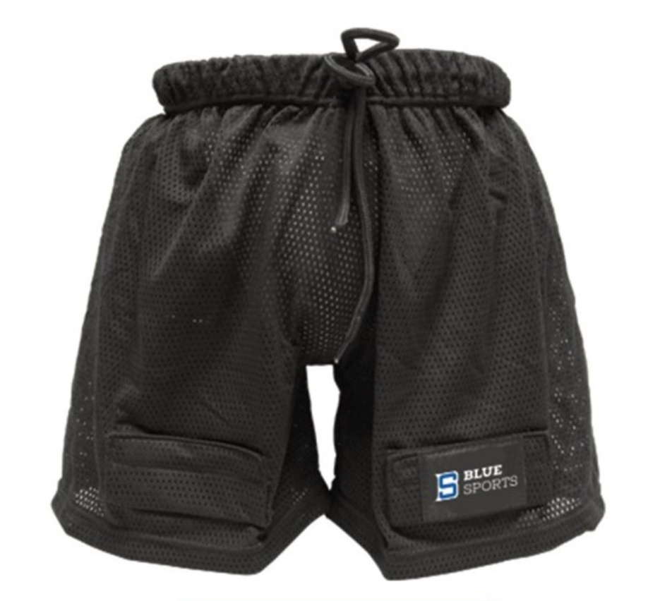 BLUE SPORTS SHORT DE COMPRESSION PRO JOCK AVEC COQUILLE ET VELCRO JUNIOR