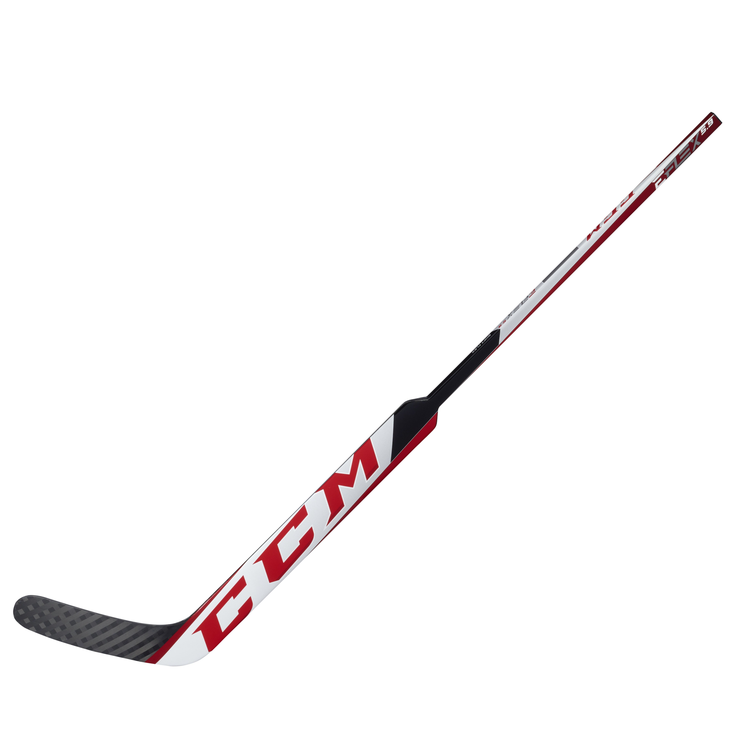 CCM EFLEX 5.9 Senior Goalie Stick (White/Red)