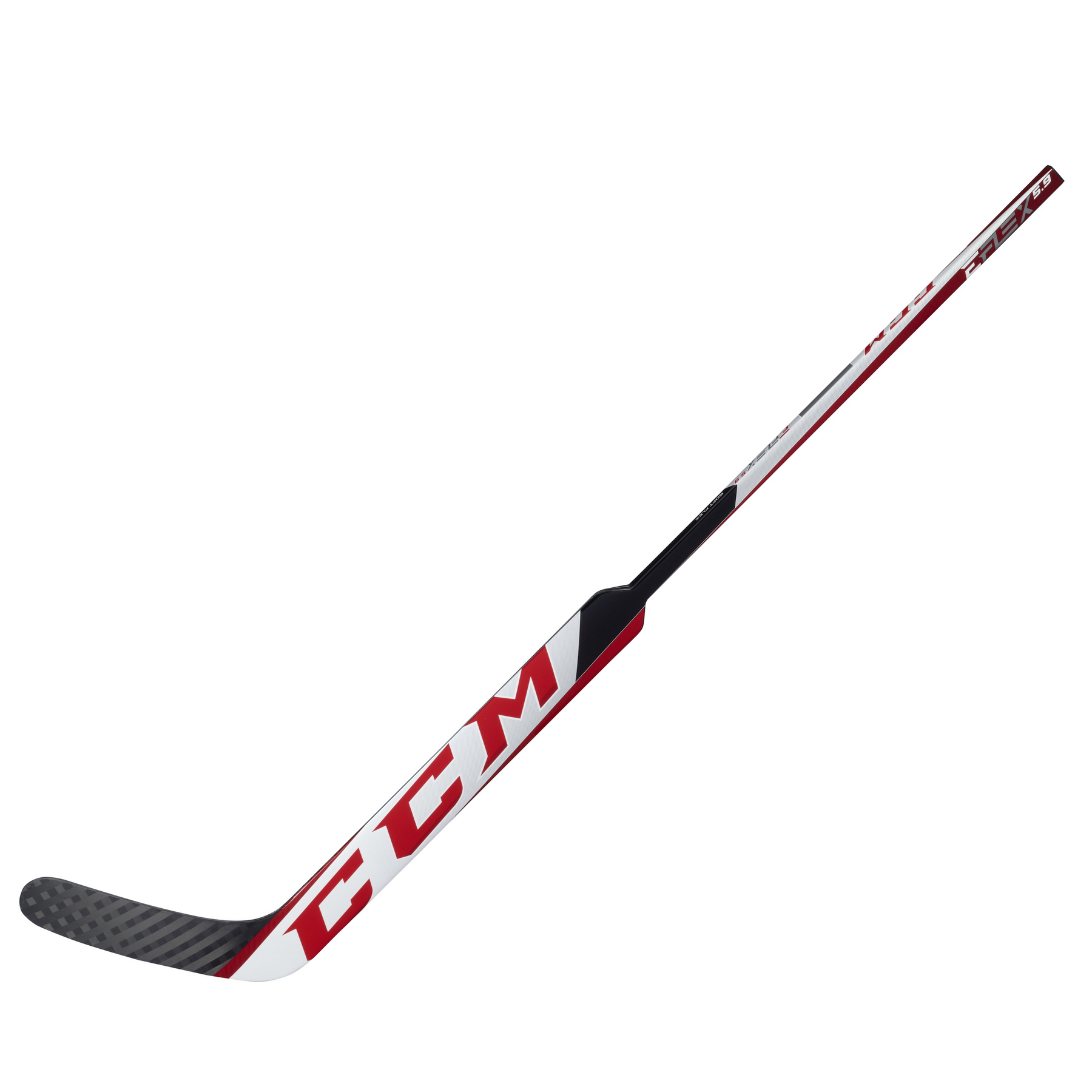 CCM EFLEX 5.9 Bâton Gardien JUNIOR (BLANC/ROUGE)